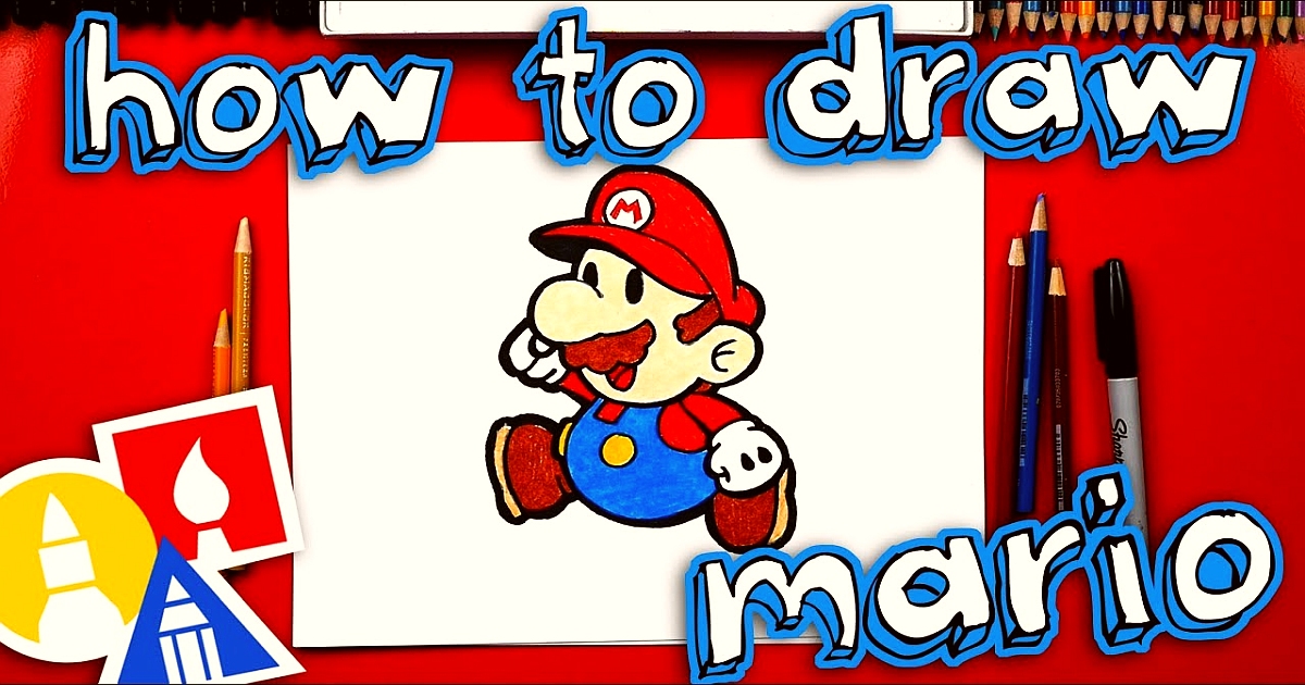 how to draw mario